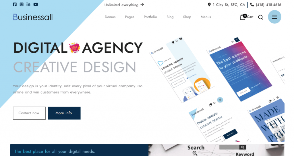 wordpress digital agency theme